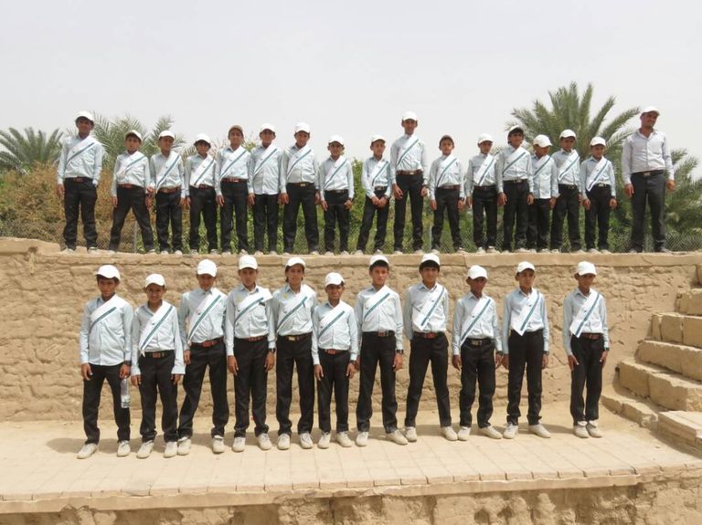 رحلة إلى معبد أوام تأهيل الأطفال المجندين برعاية مركز الملك سلمان في مأرب