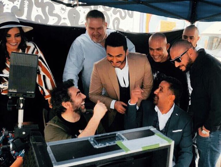 كواليس تصوير الفيديو كليب