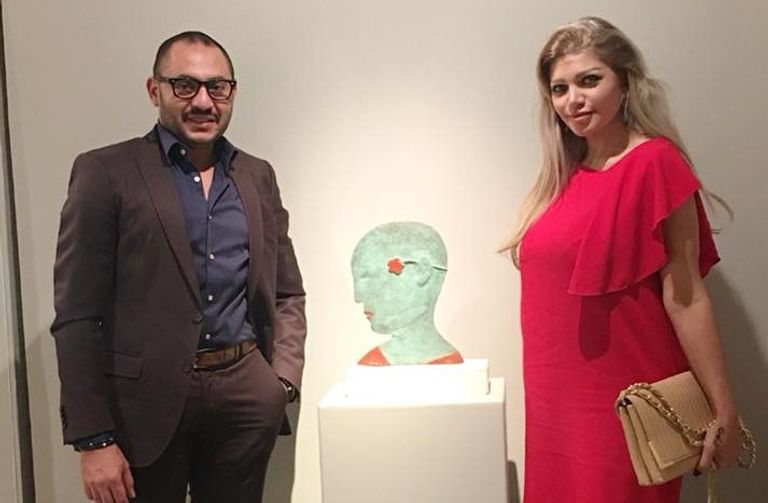 من معرض بره الكادر للفنان التشكيلي محمد عبلة 