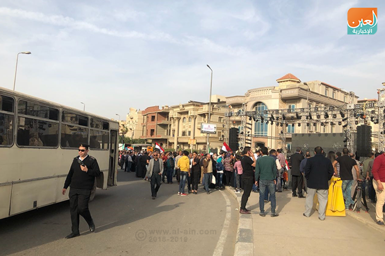 احتفالات بالقاهرة بفوز السيسي بولاية ثانية