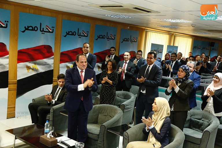 احتفالات بالقاهرة بفوز السيسي بولاية ثانية