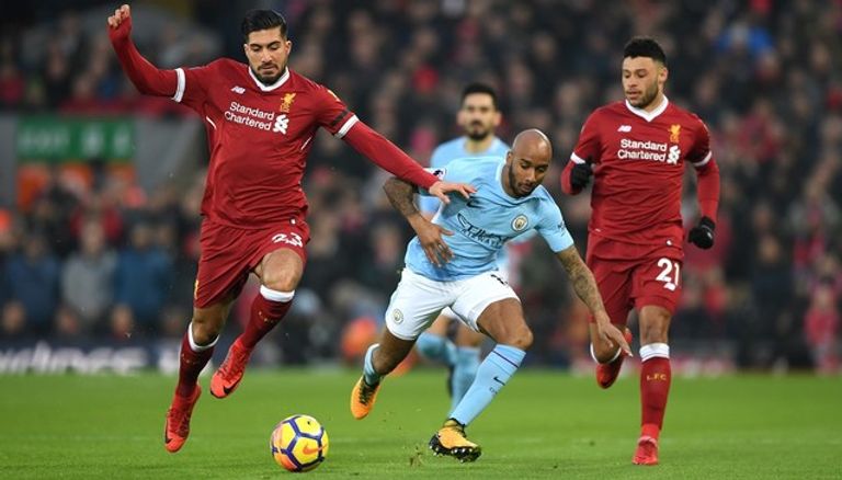 مباراة ليفربول و مانشستر سيتي محمد صلاح وكيفن دي بروين