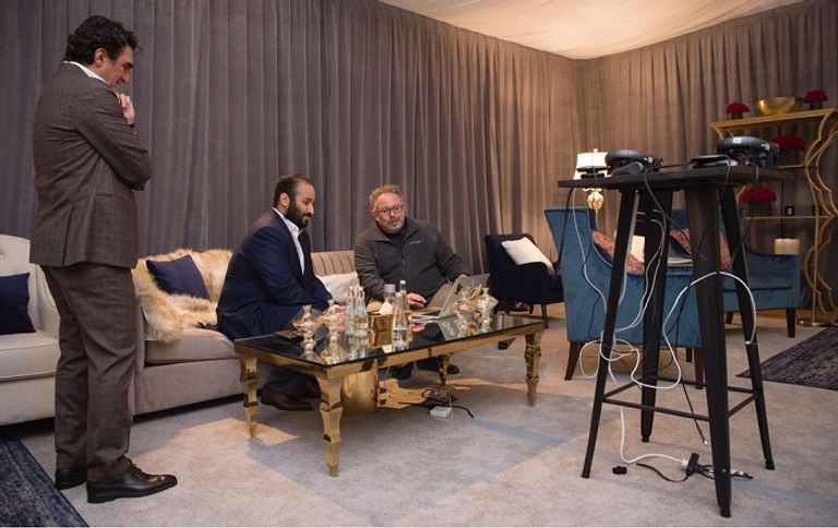 محمد بن سلمان خلال اللقاء