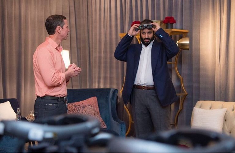 محمد بن سلمان خلال اللقاء