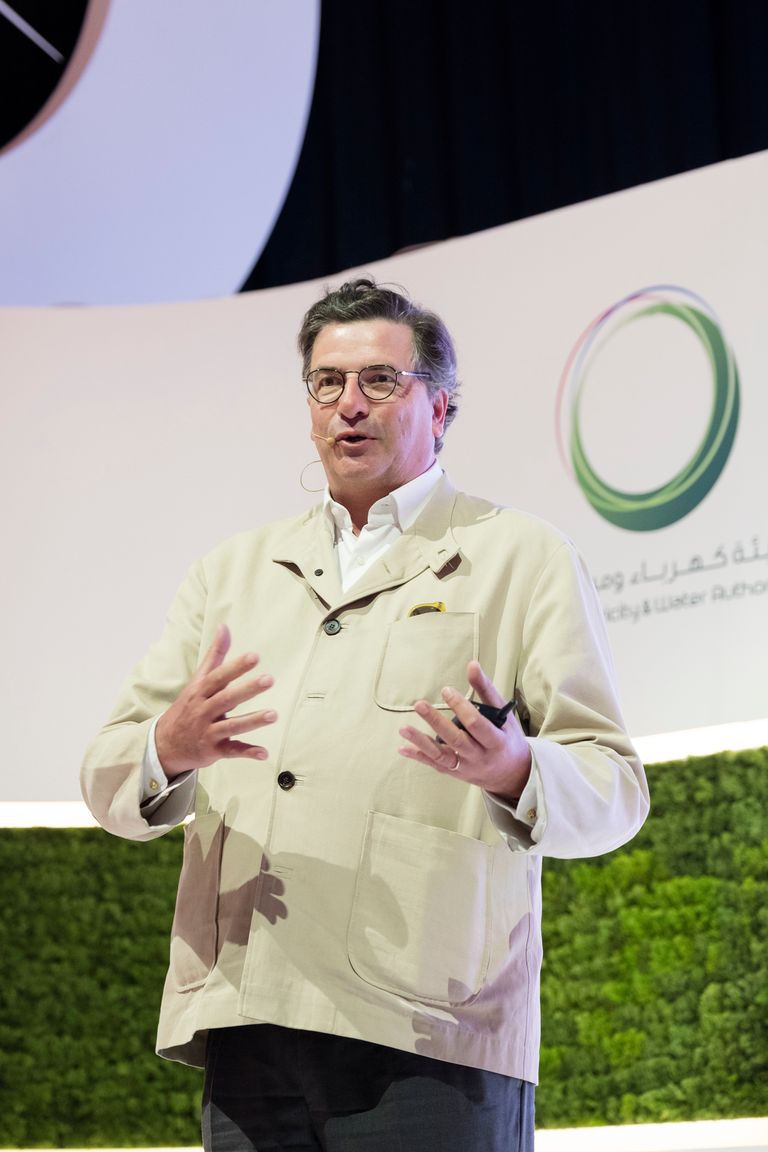 كارلو بيوندو، رئيس الشراكات الإعلامية والاستراتيجية لأوروبا والشرق الأوسط وأفريقيا بـ"جوجل" أول أيام منتدى الإعلام العربي