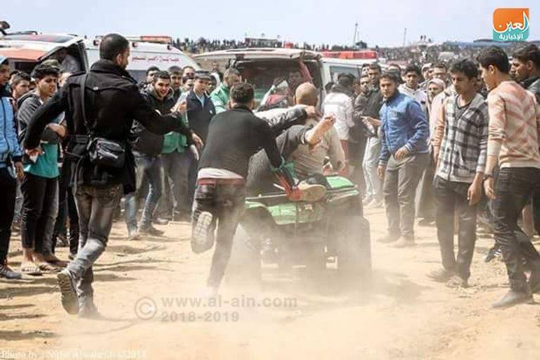 إسماعيل العثامنة تحدى رصاص الاحتلال لإنقاذ مصابي يوم الأرض