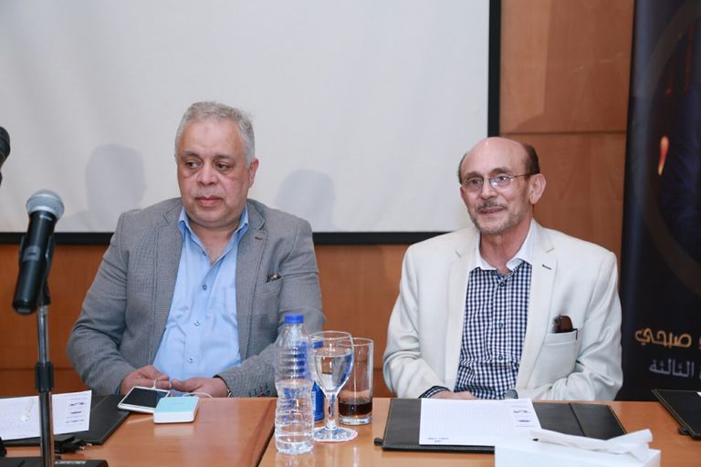 صبحي يتحدث في ندوة تكريمه