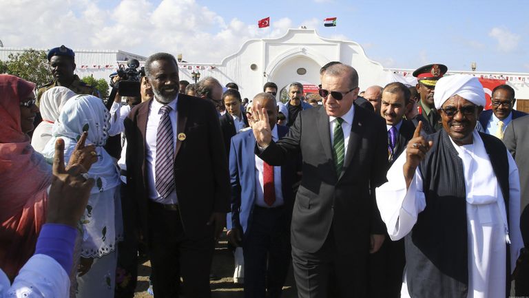 زيارة أردوغان إلى السودان في ديسمبر الماضي أردوغان يـلقي خطابا في أنقرة في 30 مارس 2018