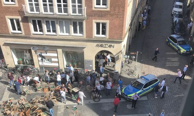 الشرطة الألمانية في موقع الحادث