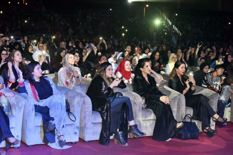 صابر الرباعي ووائل جسار في حفل بجدة