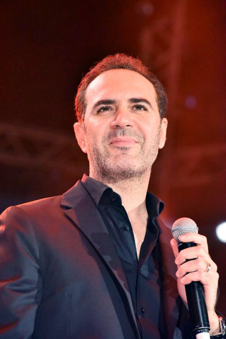 صابر الرباعي ووائل جسار في حفل بجدة