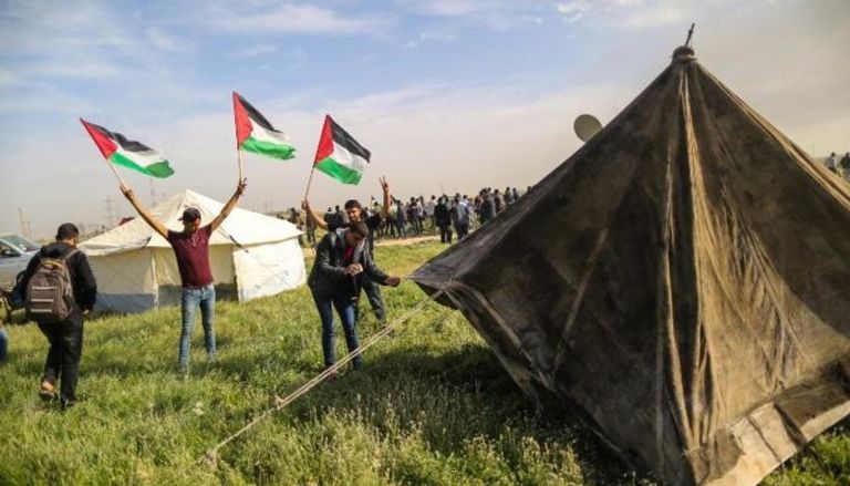مسيرات العودة في قطاع غزة