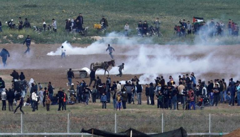 شهداء ومصابون جراء العنف الإسرائيلي ضد مسيرات العودة