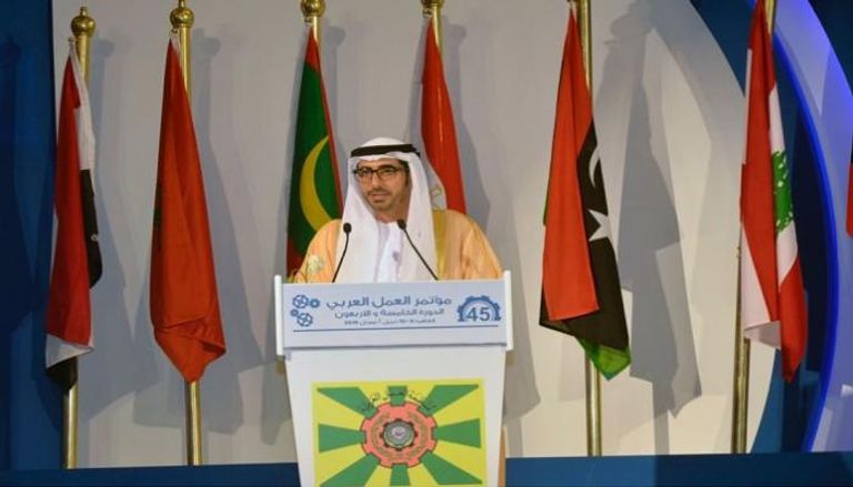 ناصر بن ثاني الهاملي وزير الموارد البشرية والتوطين الإماراتي 