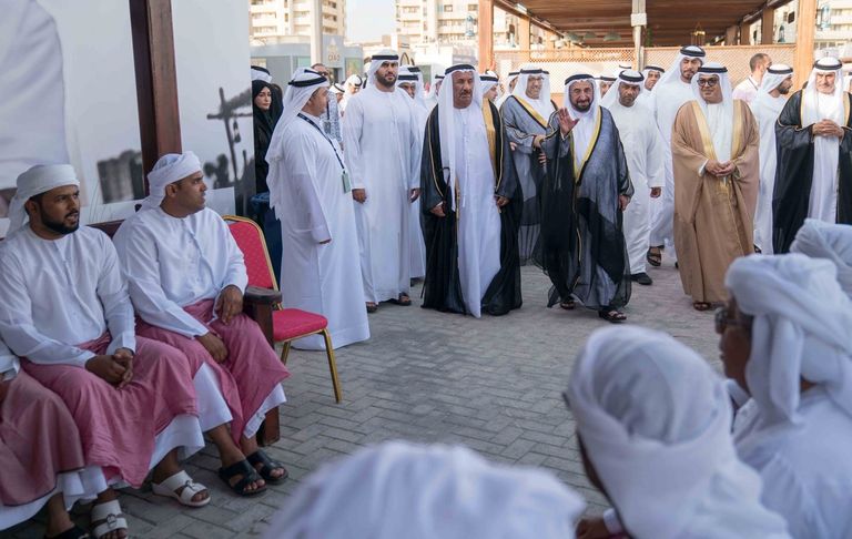 حاكم الشارقة يشهد انطلاق فعاليات أيام الشارقة التراثية