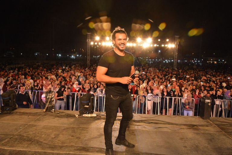 سامو زين في حفل شم النسيم