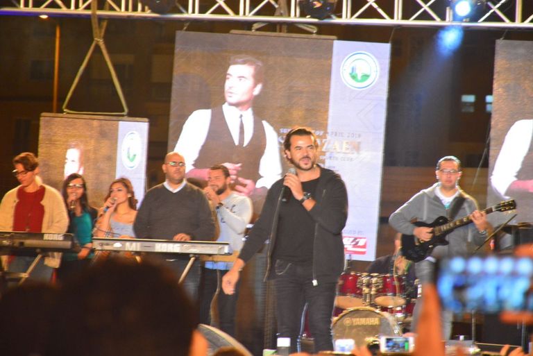 سامو زين في حفل شم النسيم