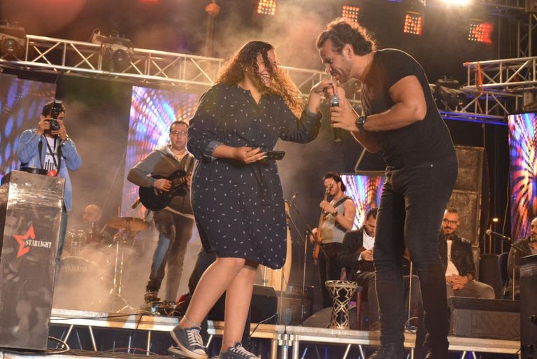 سامو زين في حفل شم النسيم