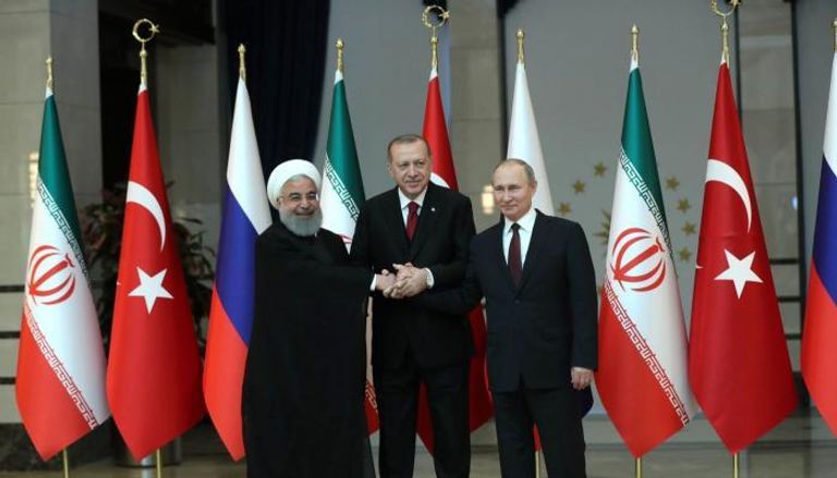 اجتماع بوتين وأردوغان وروحاني في قمة أنقرة