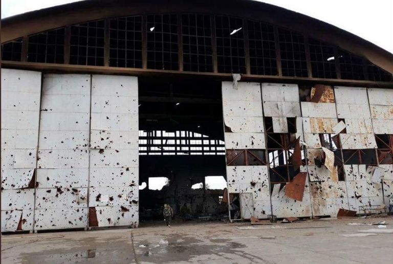 صور تظهر آثار قصف قاعدة التيفور السورية آثار القصف على القاعدة السورية