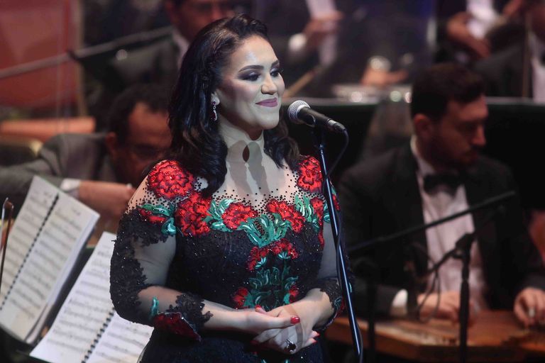 مي فاروق حفل لأوركسترا أم كلثوم