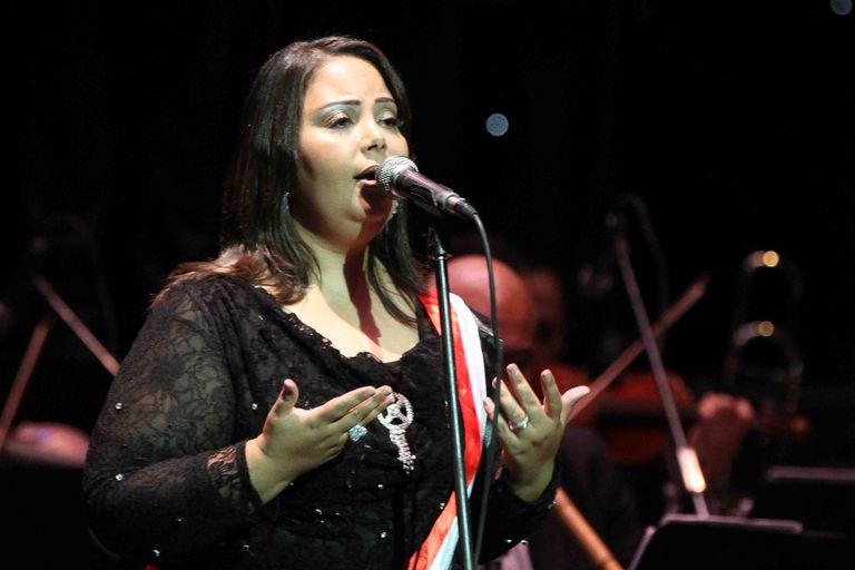 غادة آدم حفل لأوركسترا أم كلثوم