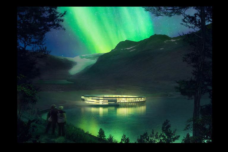 فندق يشبه "مركبة فضائية" بالقطب الشمالي 