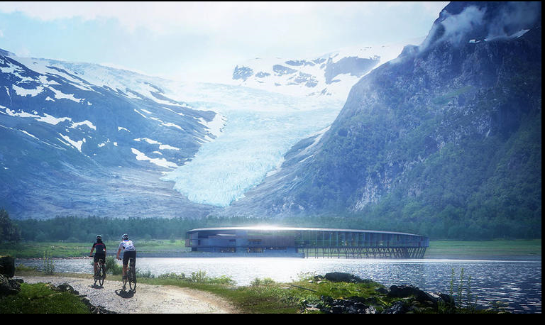 فندق يشبه "مركبة فضائية" بالقطب الشمالي 