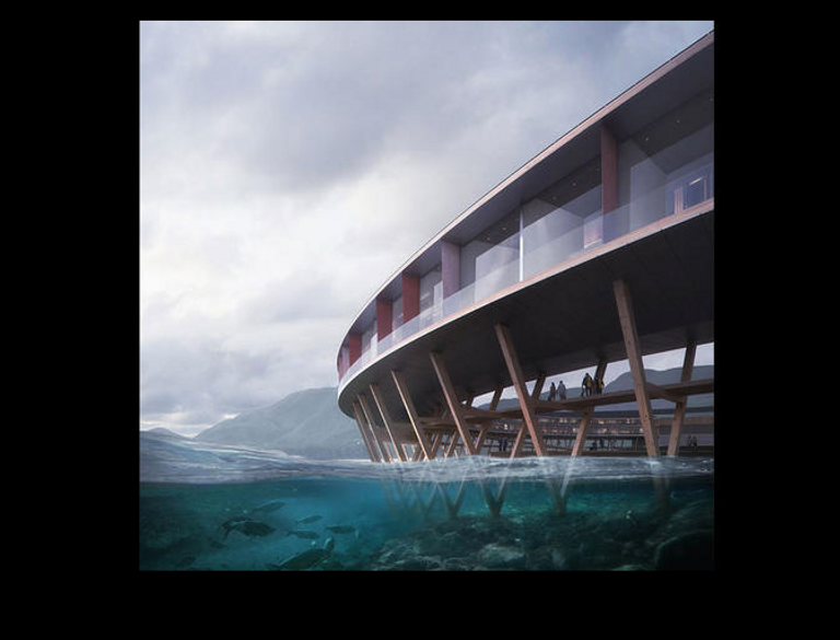 فندق يشبه "مركبة فضائية" بالقطب الشمالي 