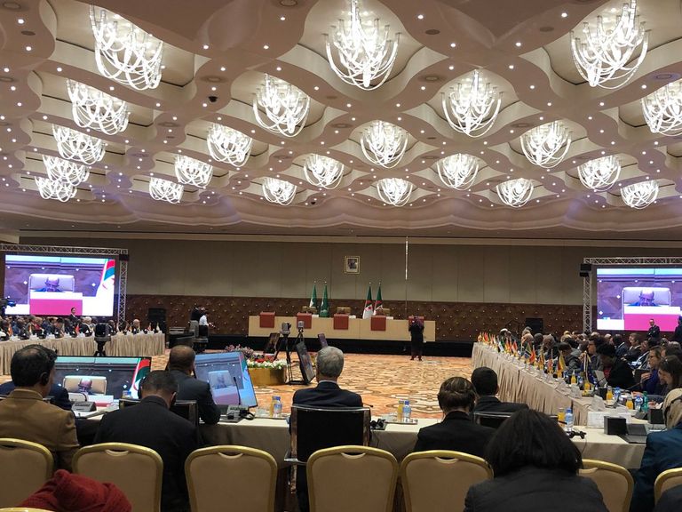  الاجتماع رفيع المستوى حول مكافحة تمويل الإرهاب في الجزائر