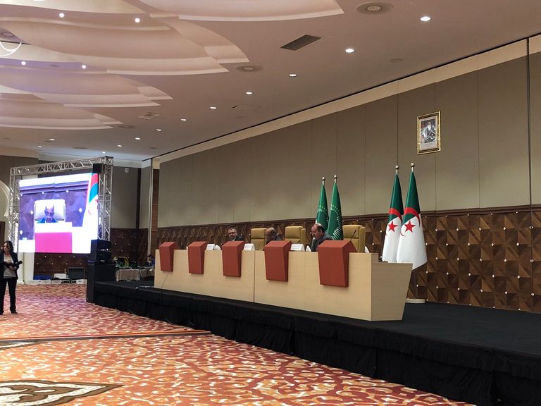  الاجتماع رفيع المستوى حول مكافحة تمويل الإرهاب في الجزائر