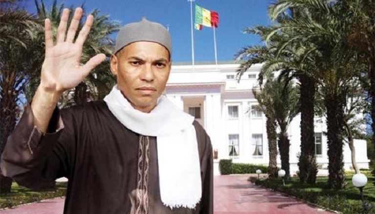 علي بن فطيس المري مع الرئيس السنغالي ماكي سال ووزير الخارجية السنغالي