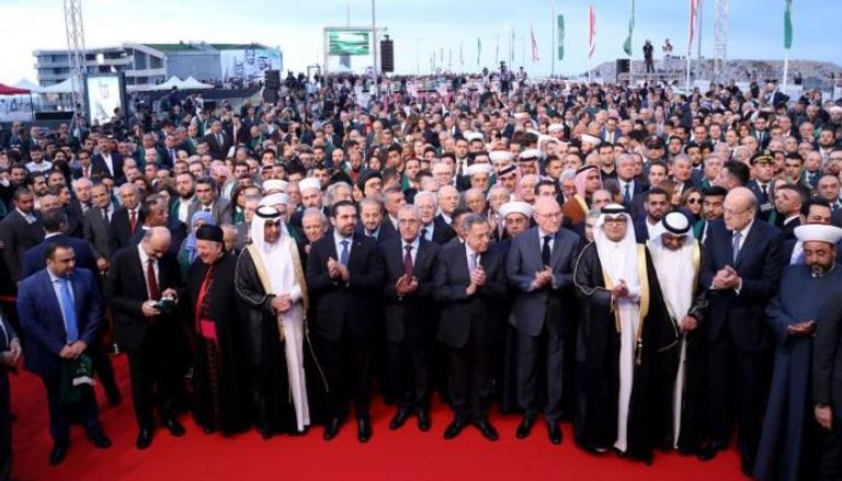 كبار الشخصيات في افتتاح جادة العاهل السعودي الملك سلمان بن عبدالعزيز