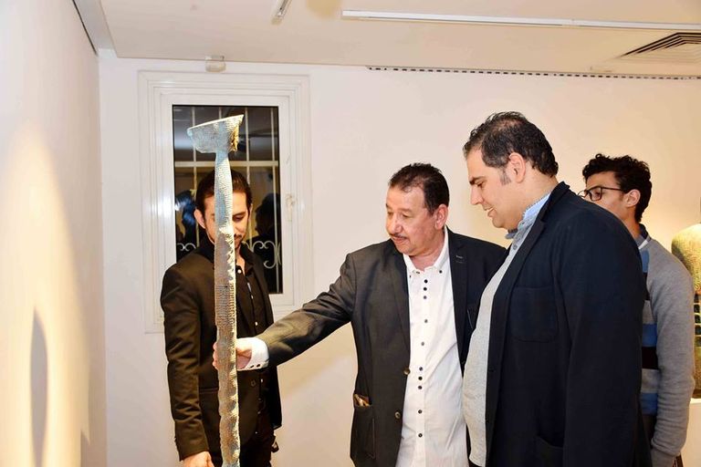منحوتة بجاليري ضي بالمهندسين