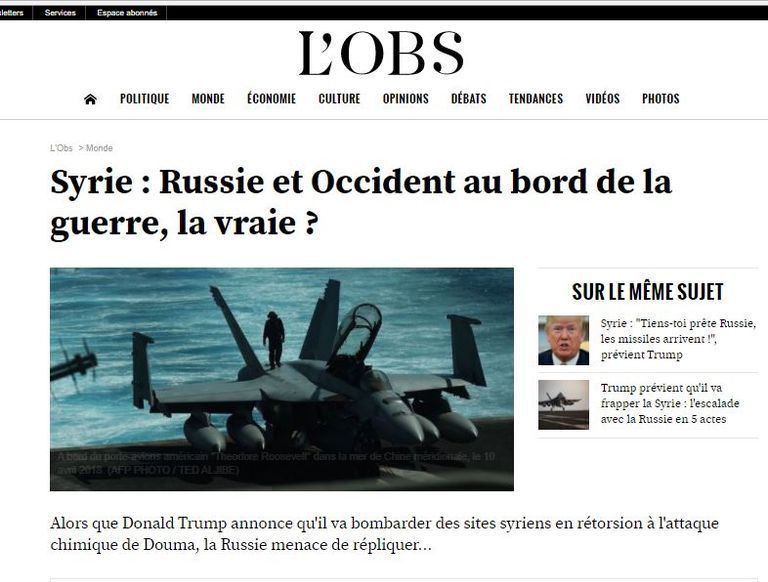 روسيا والغرب على حافة حرب عالمية ثالثة حقيقية في سوريا