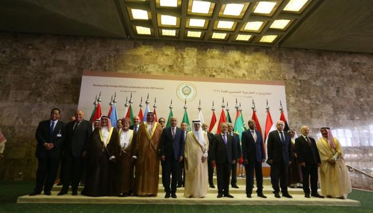 وزراء الخارجية العرب على هامش الاجتماع التحضيري للقمة العربية