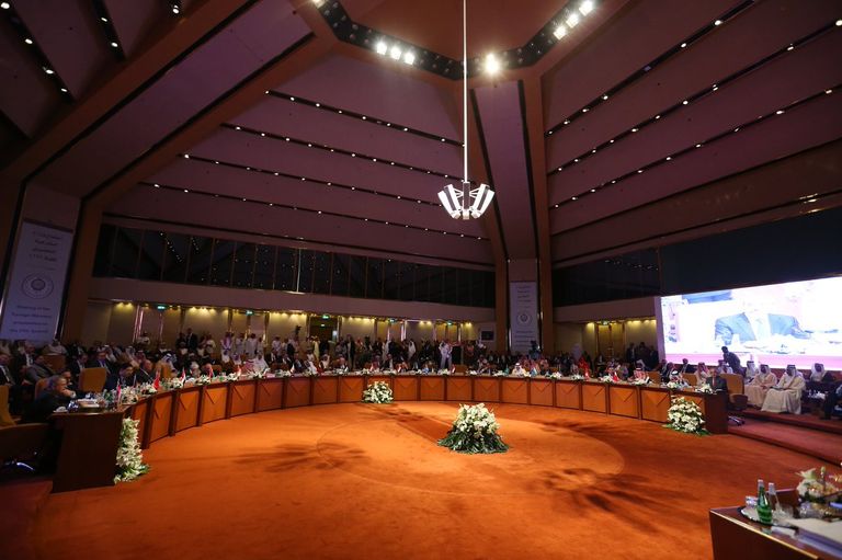 وزراء الخارجية العرب على هامش الاجتماع التحضيري للقمة العربية