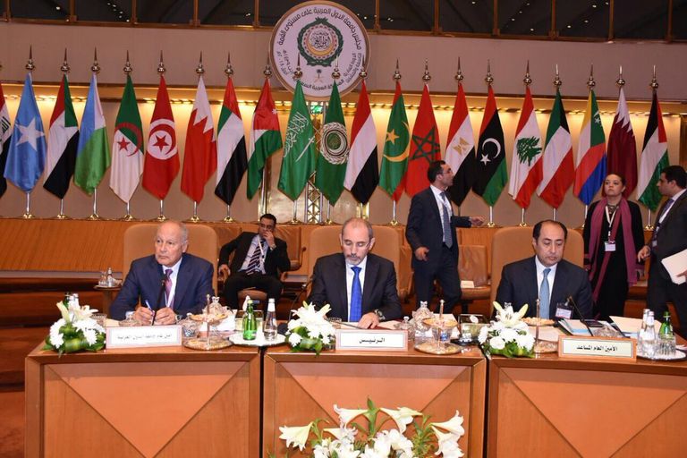 وزراء الخارجية العرب على هامش الاجتماع التحضيري للقمة العربية
