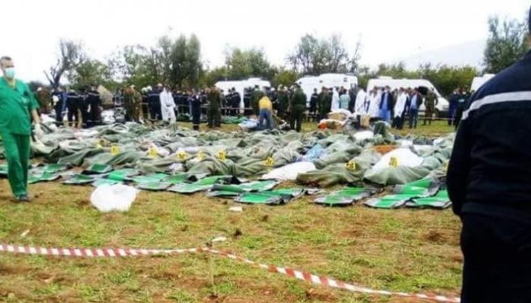 ضحايا الطائرة الجزائرية المنكوبة
