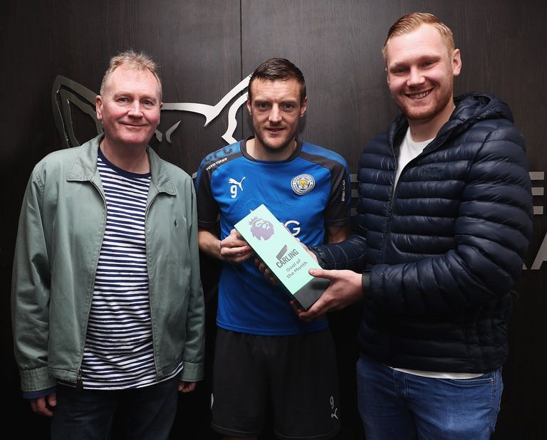 جيمي فاردي يتوج بجائزة أفضل هدف في شهر مارس بالبريمييرليج