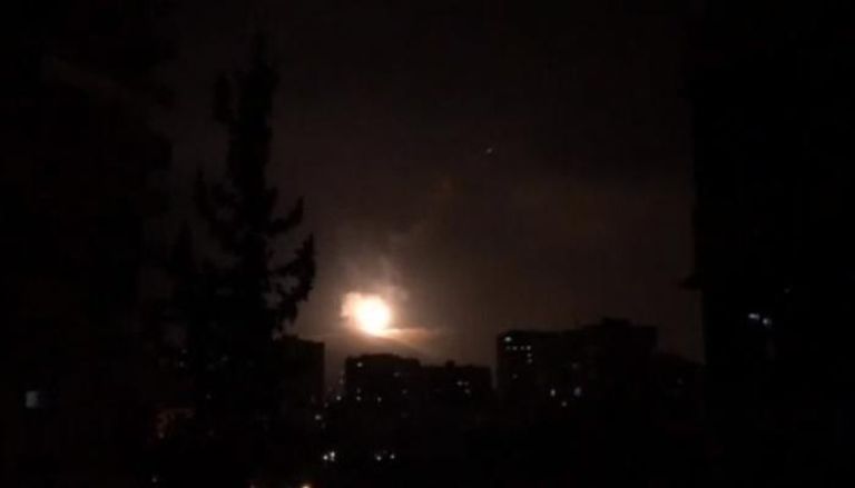 ضربة صاروخية على سوريا
