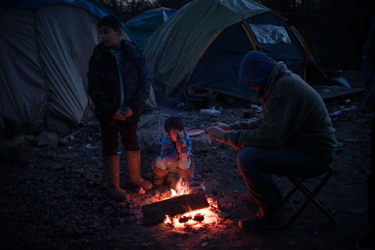 صورة أرشيفية لأطفال لاجئين