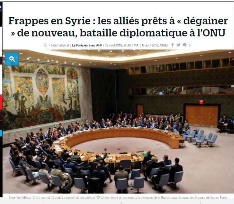 المندوب الروسي بمجلس الأمن في مجلس الأمن بعد فشل تمرير القرار