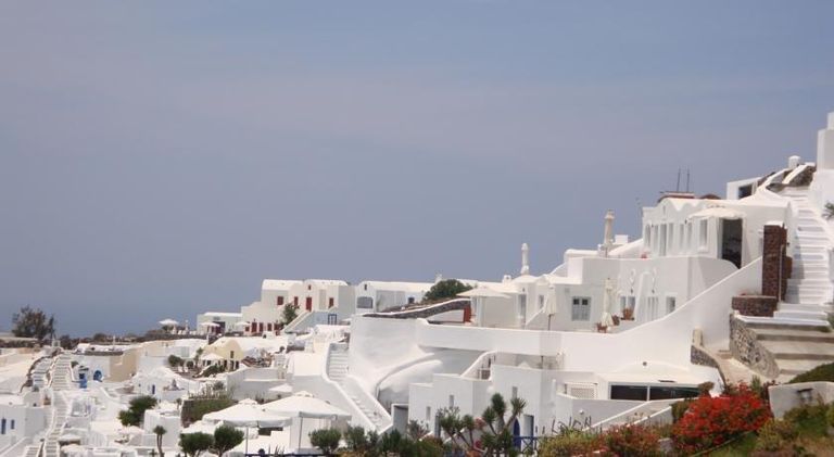 اليونان أويا البيضاء  مدن ملونة حول العالم