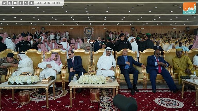 جانب من ختام فعاليات تمرين درع الخليج المشترك 1