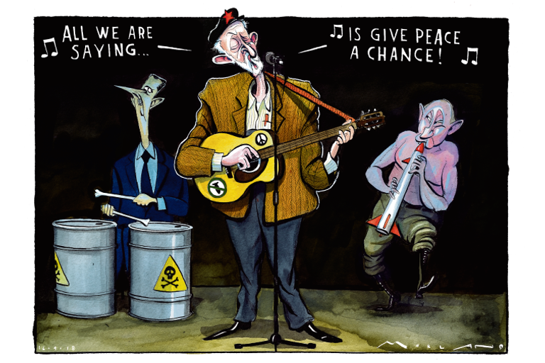 الأسد يفر من الصواريخ الأمريكية