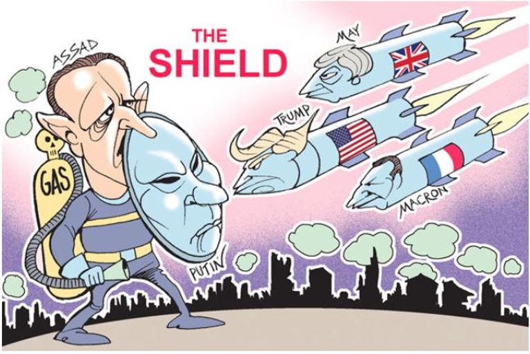 الأسد يفر من الصواريخ الأمريكية