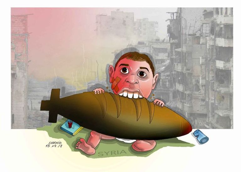 الأسد يفر من الصواريخ الأمريكية