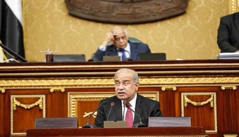 رئيس الحكومة المصرية في جلسة سابقة بالبرلمان 