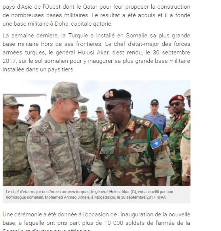 قطر أقحمت الصومال في أزمة المقاطعة